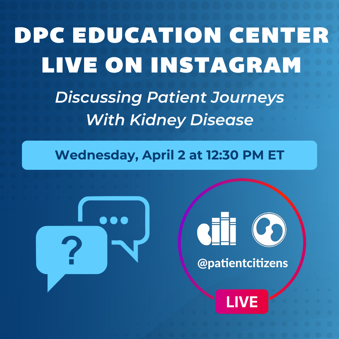 Instagram Live, Kidney Questions for the Doctor, April 2025